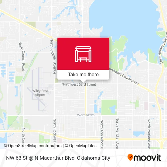 NW 63 St @ N Macarthur Blvd map