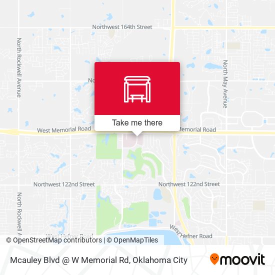 Mcauley Blvd @ W Memorial Rd map
