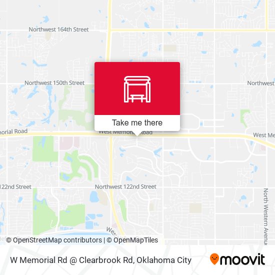 W Memorial Rd @ Clearbrook Rd map