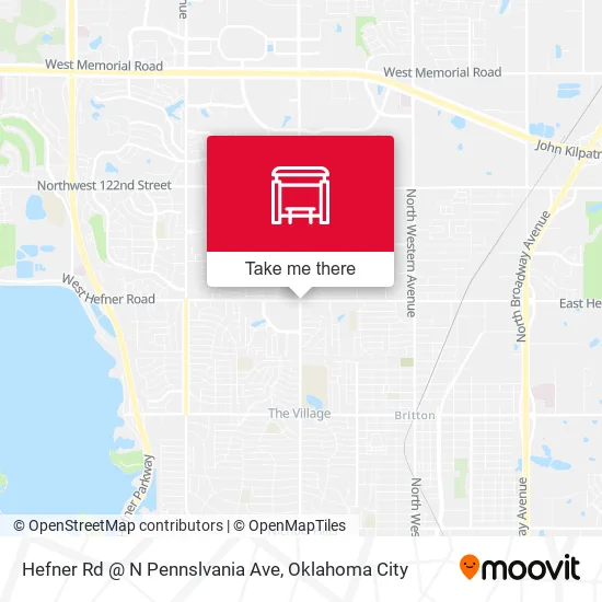 Mapa de Hefner Rd @ N Pennslvania Ave