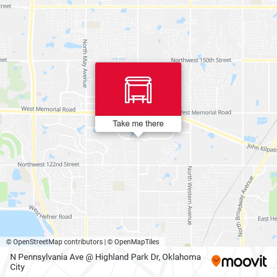 Mapa de N Pennsylvania Ave @ Highland Park Dr
