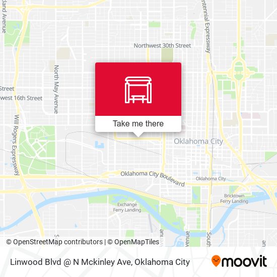 Linwood Blvd @ N Mckinley Ave map