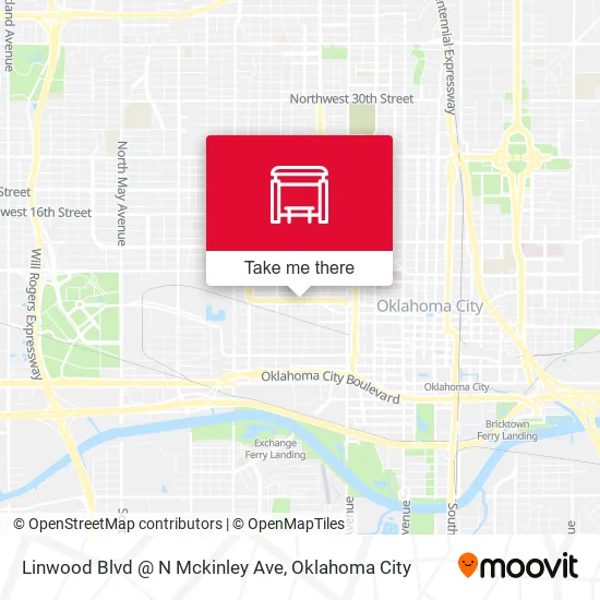 Mapa de Linwood Blvd @ N Mckinley Ave
