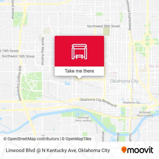 Mapa de Linwood Blvd @ N Kentucky Ave
