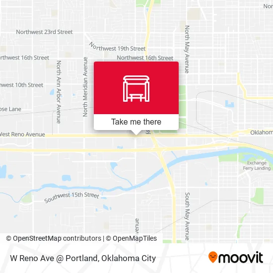 Mapa de W Reno Ave @ Portland