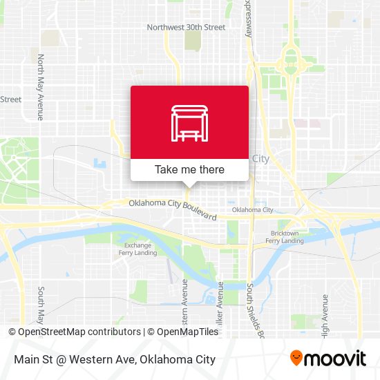 Main St @ Western Ave map