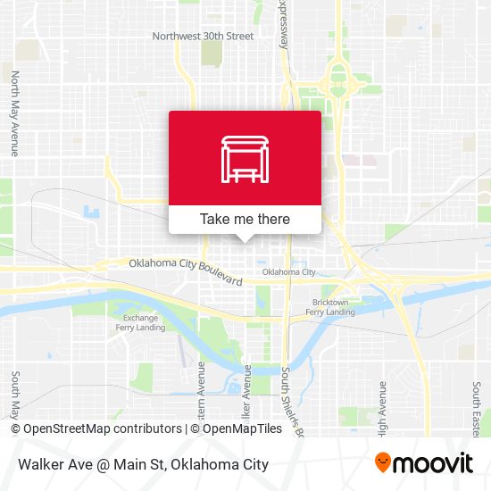 Walker Ave @ Main St map