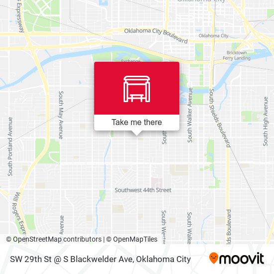 Mapa de SW 29th St @ S Blackwelder Ave