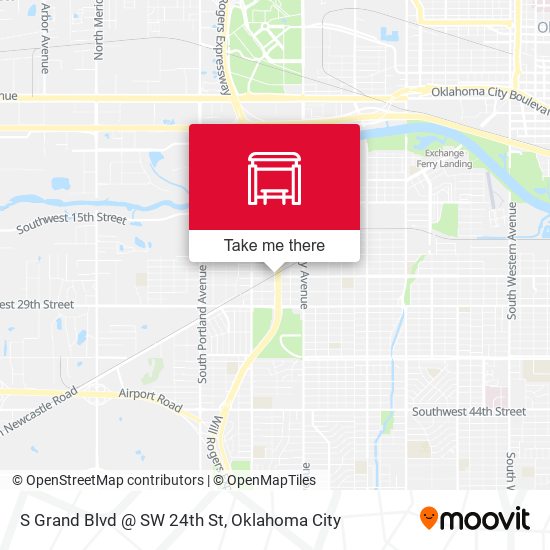 S Grand Blvd @ SW 24th St map