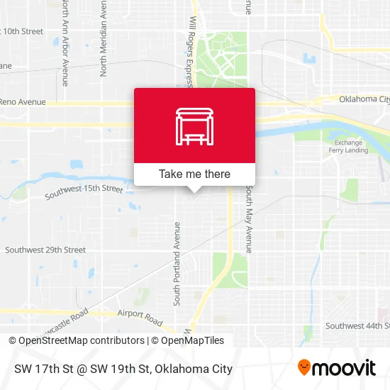 Mapa de SW 17th St @ SW 19th St