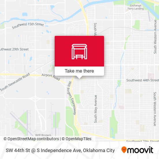 Mapa de SW 44th St @ S Independence Ave