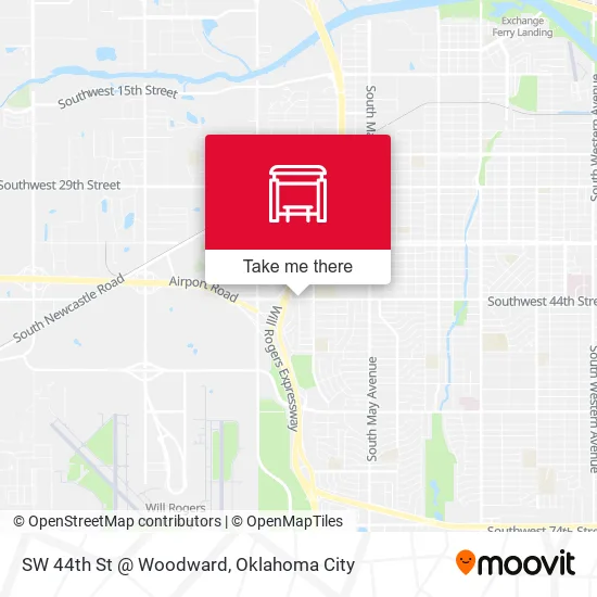 Mapa de SW 44th St @ Woodward