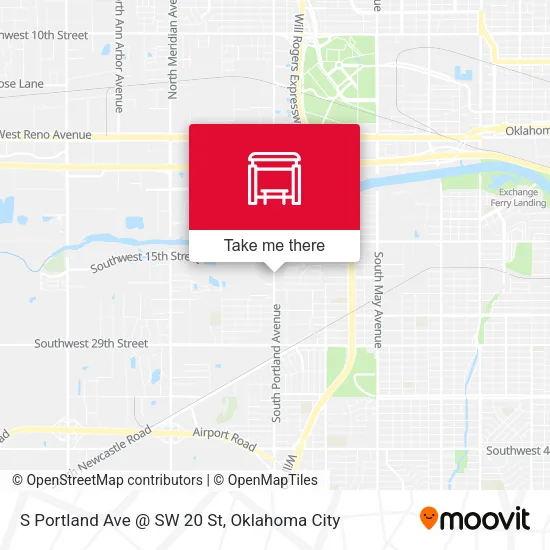 S Portland Ave @ SW 20 St map