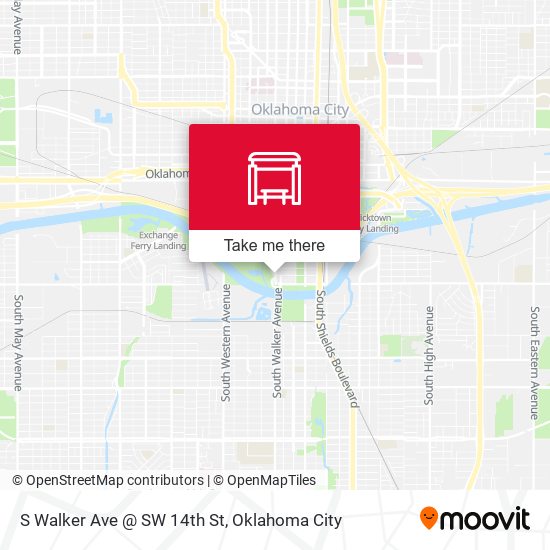 S Walker Ave @ SW 14th St map