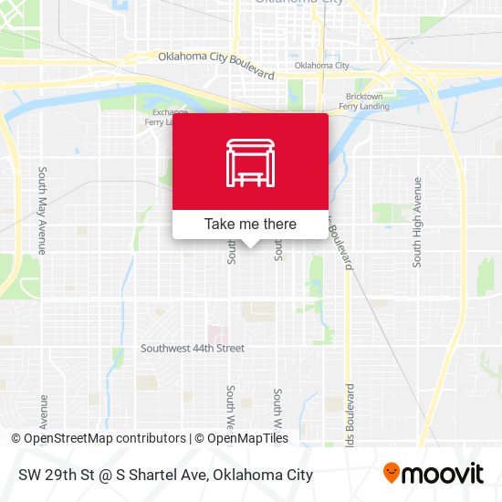 Mapa de SW 29th St @ S Shartel Ave