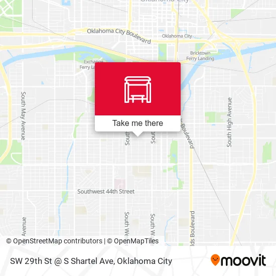 Mapa de SW 29th St @ S Shartel Ave