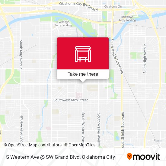 S Western Ave @ SW Grand Blvd map