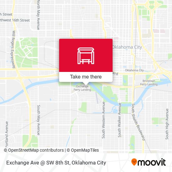 Exchange Ave @ SW 8th St map