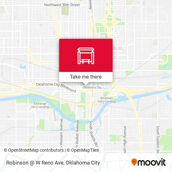 Mapa de Robinson @ W Reno Ave