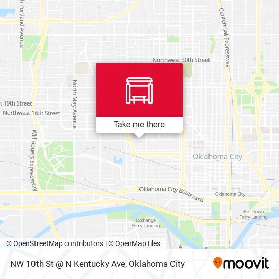 NW 10th St @ N Kentucky Ave map