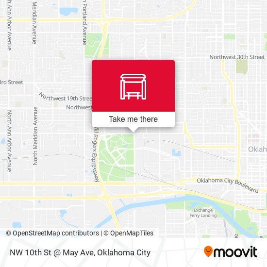 NW 10th St @ May Ave map