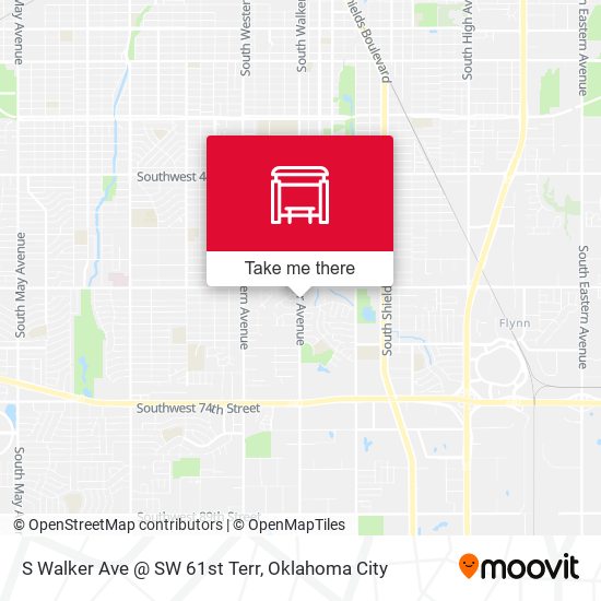 Mapa de S Walker Ave @ SW 61st Terr