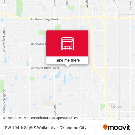 Mapa de SW 104th St @ S Walker Ave