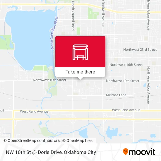 Mapa de NW 10th St @ Doris Drive