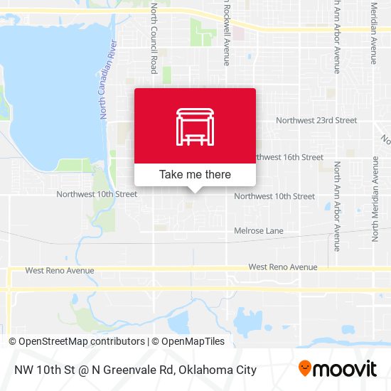 Mapa de NW 10th St @ N Greenvale Rd