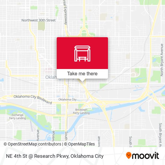 NE 4th St @ Research Pkwy map