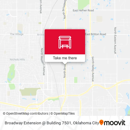 Mapa de Broadway Extension @ Building 7501