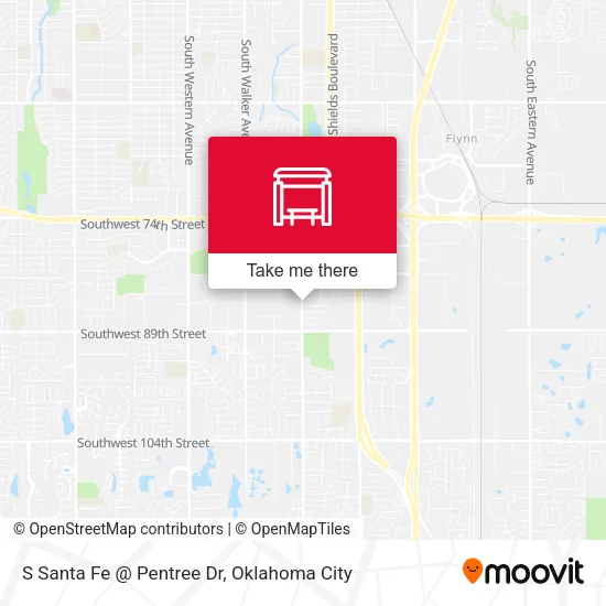 S Santa Fe @ Pentree Dr map