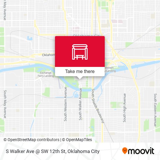 S Walker Ave @ SW 12th St map
