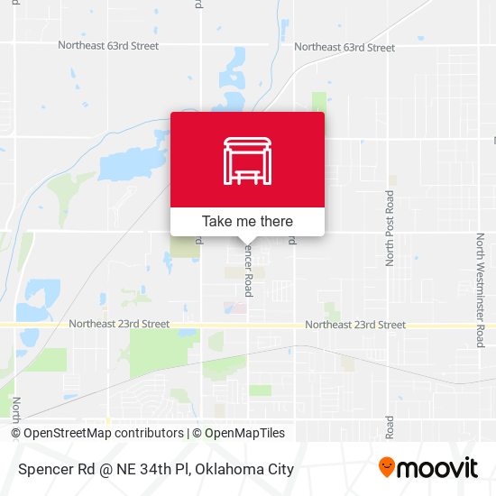 Mapa de Spencer Rd @ NE 34th Pl