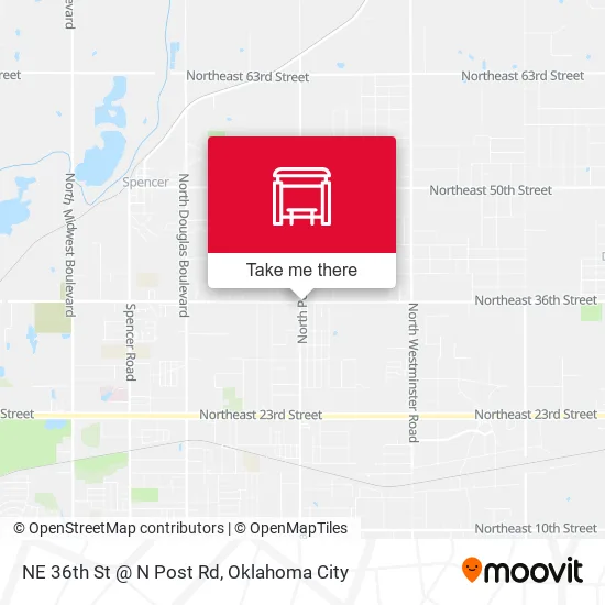 Mapa de NE 36th St @ N Post Rd