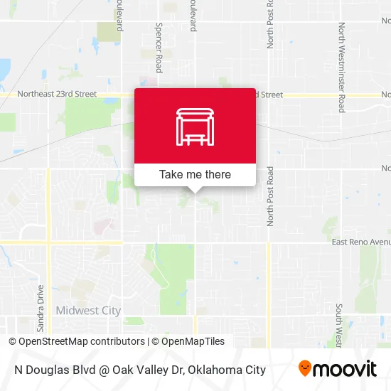 Mapa de N Douglas Blvd @ Oak Valley Dr