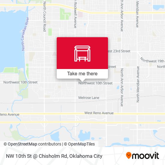 NW 10th St @ Chisholm Rd map