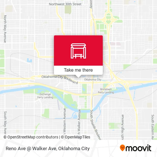 Mapa de Reno Ave @ Walker Ave