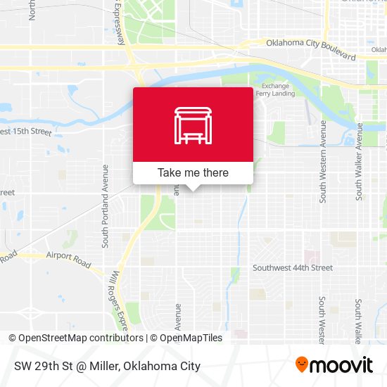 SW 29th St @ Miller map