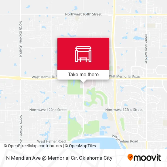 Mapa de N Meridian Ave @ Memorial Cir