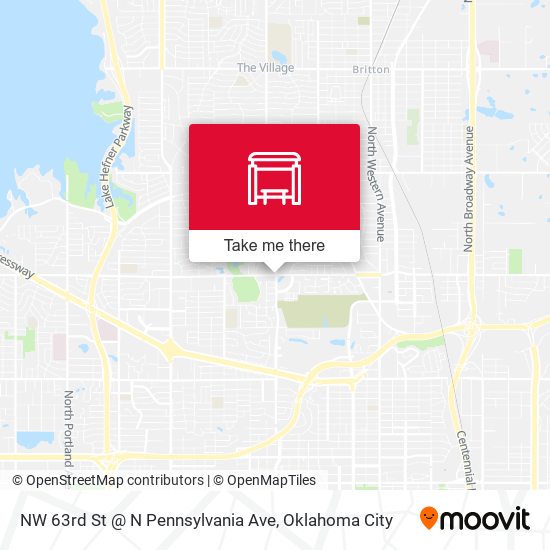 Mapa de NW 63rd St @ N Pennsylvania Ave