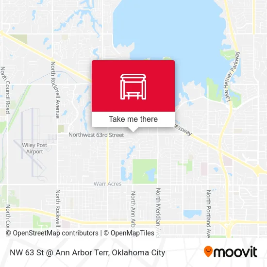 NW 63 St @ Ann Arbor Terr map