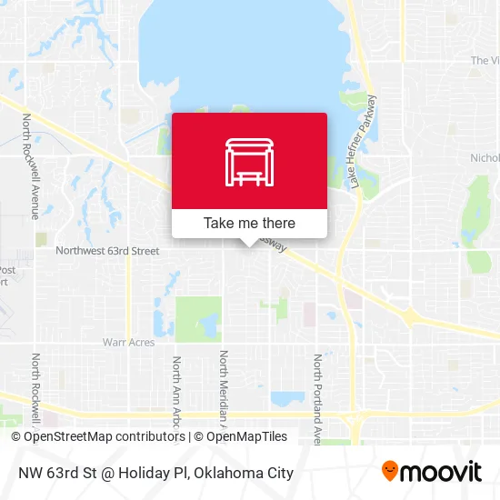 Mapa de NW 63rd St @ Holiday Pl