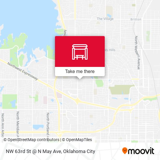 NW 63rd St @ N May Ave map