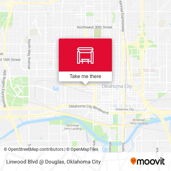 Mapa de Linwood Blvd @ Douglas