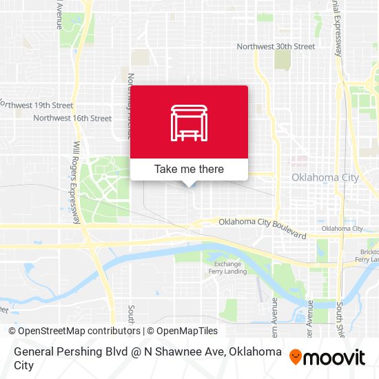 General Pershing Blvd @ N Shawnee Ave map