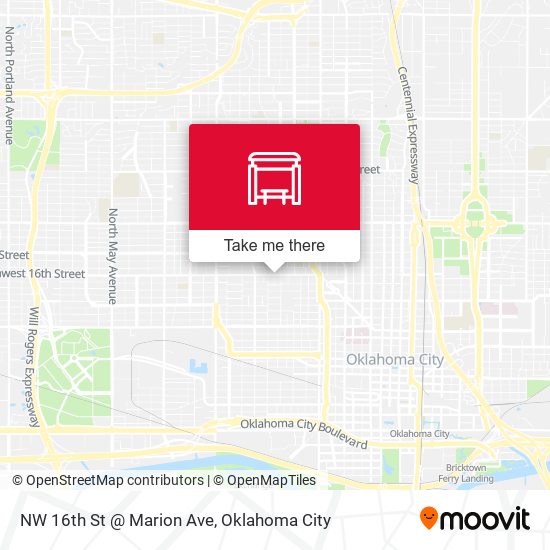 NW 16th St @ Marion  Ave map