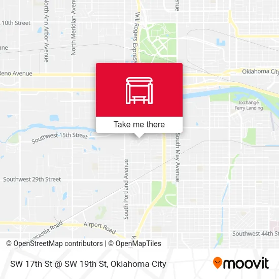 Mapa de SW 17th St @ SW 19th St