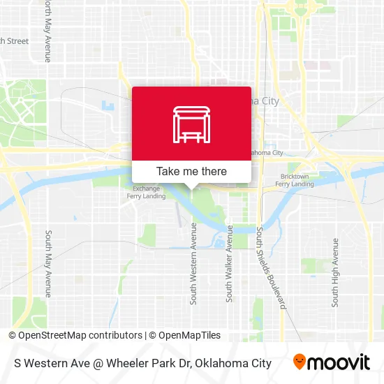 Mapa de S Western Ave @ Wheeler Park Dr