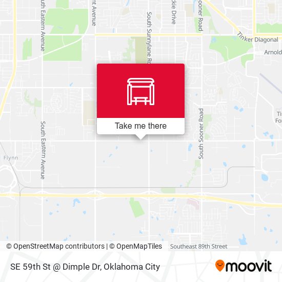 SE 59th St @ Dimple Dr map